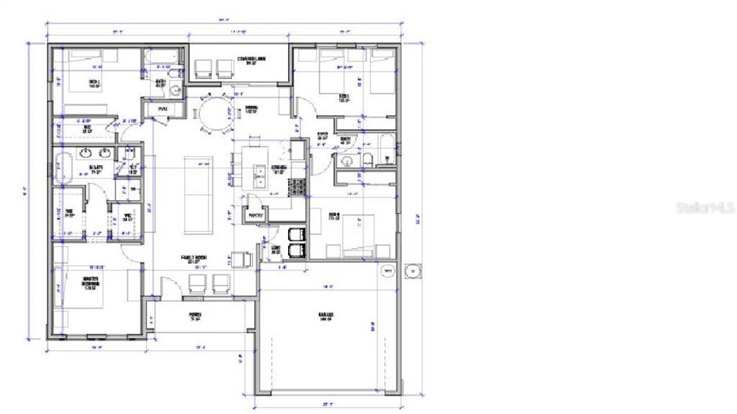 2D floor plan layout of this home in , Ocala, FL (Image 3).
