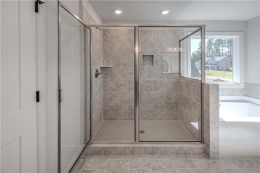 Furnished interior in a model home at Woodland Hills in Loganville (Image 9). Furnished interior in a model home at Woodland Hills in Loganville (Image 9).