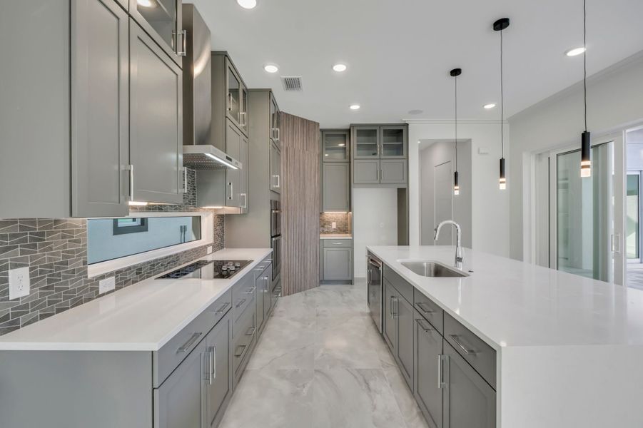 Representative furnished interior of a home built from the Courtyard 50 by ABD Development in Hampton Green at Providence, Davenport (Image 10).