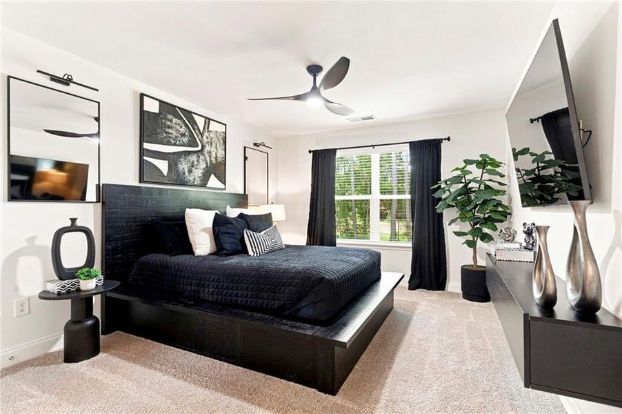 Furnished interior view inside a new home in , Conyers (Image 11).