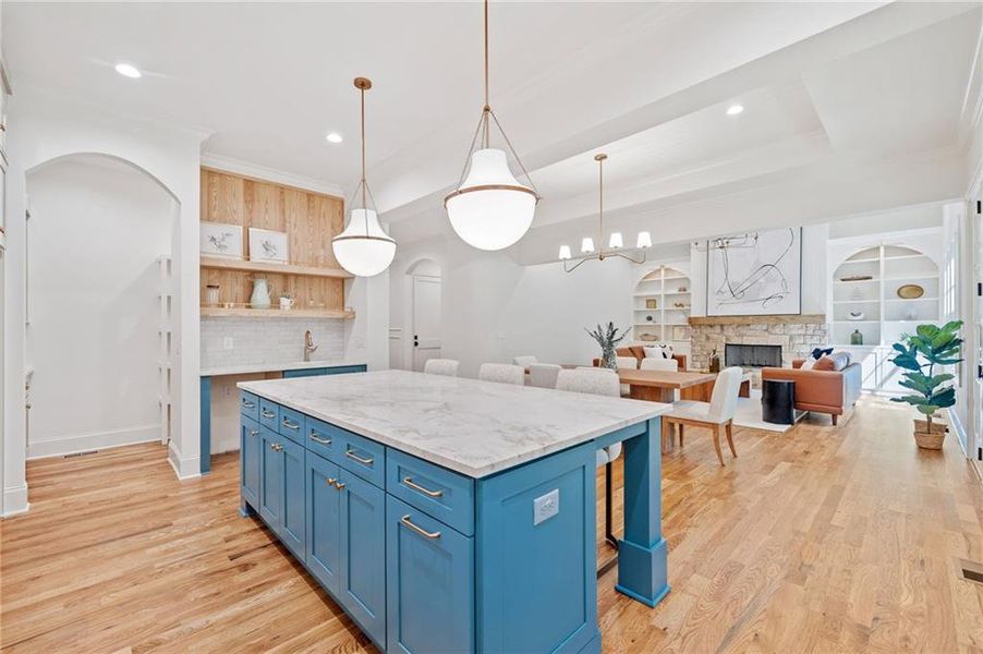 Furnished interior view inside a new home in , Holly Springs (Image 39). Furnished interior view inside a new home in , Holly Springs (Image 39).