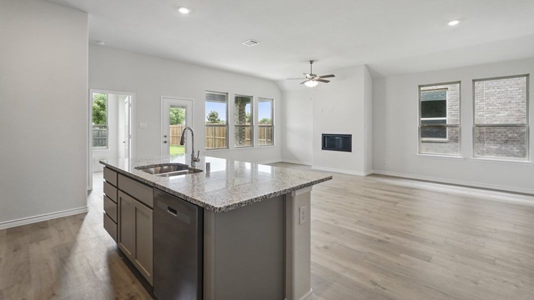 Representative furnished interior of a home built from the Durango by D.R. Horton in Madera, Royse City (Image 6). Representative furnished interior of a home built from the Durango by D.R. Horton in Madera, Royse City (Image 6).