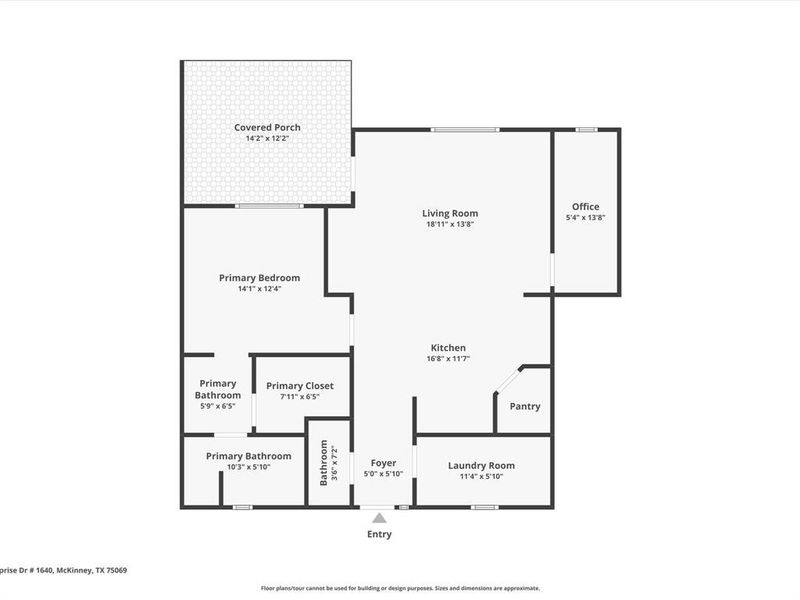 2D floor plan layout of this home in , McKinney, TX (Image 3).