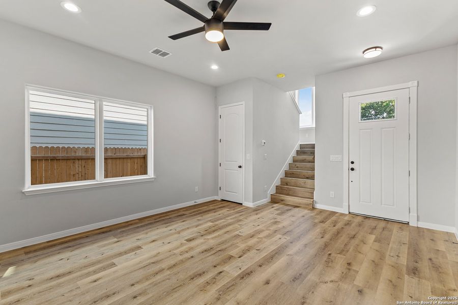 Spacious, unfurnished interior of a new home in , San Antonio (Image 16). Spacious, unfurnished interior of a new home in , San Antonio (Image 16).