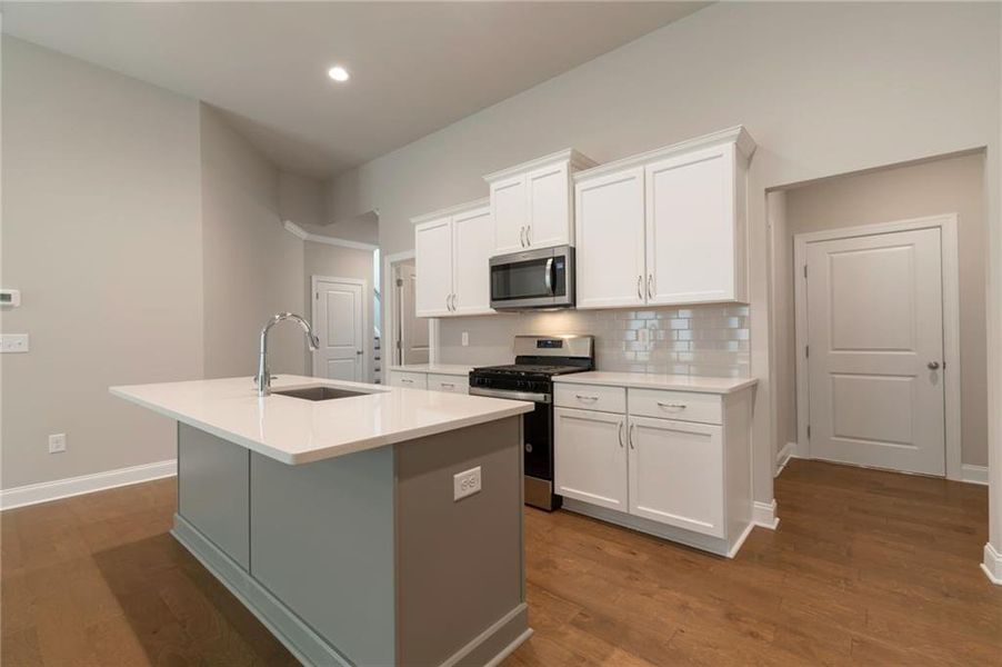 Furnished interior view inside a new home in , Canton (Image 6). Furnished interior view inside a new home in , Canton (Image 6).