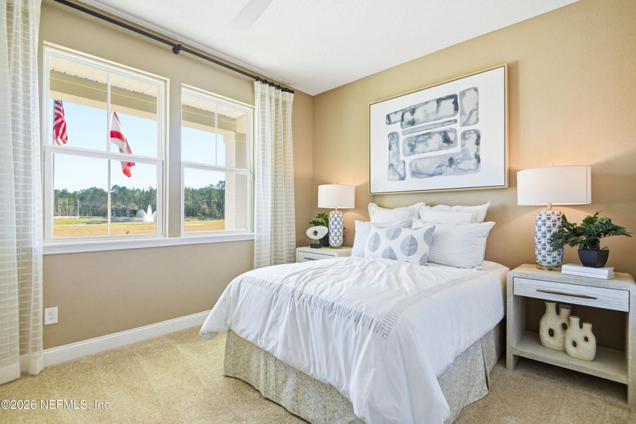 Furnished interior view inside a new home in Aspen Trail, Jacksonville (Image 23).