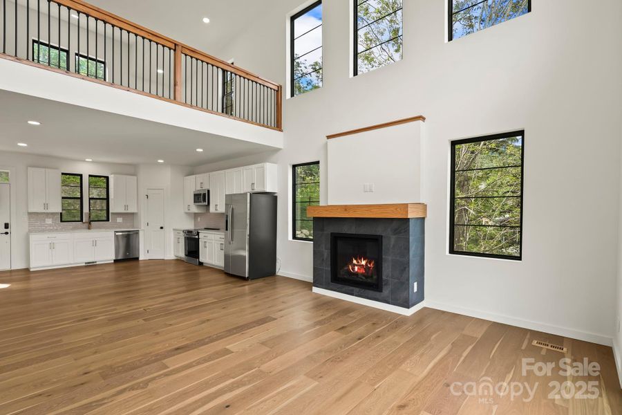 Furnished interior view inside a new home in , Seven Devils (Image 8).