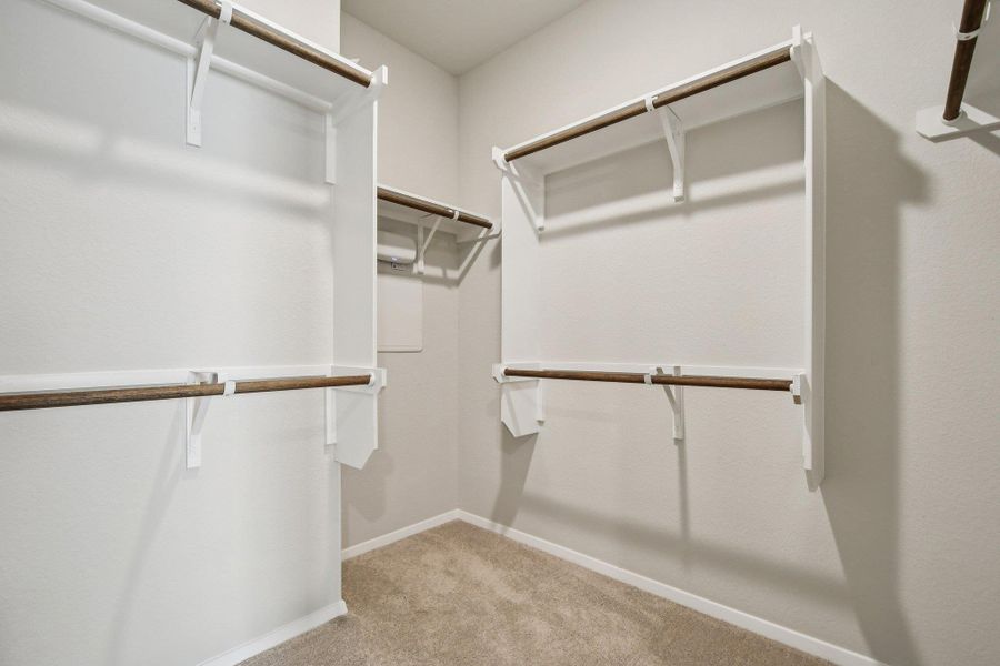 Walk-in closet in Primary Bedroom