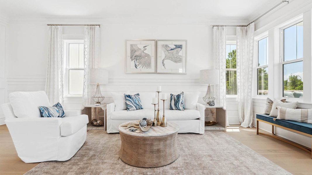 Representative furnished interior of a home built from the Antigua by D.R. Horton in Parkside, Santa Rosa Beach (Image 16). Representative furnished interior of a home built from the Antigua by D.R. Horton in Parkside, Santa Rosa Beach (Image 16).