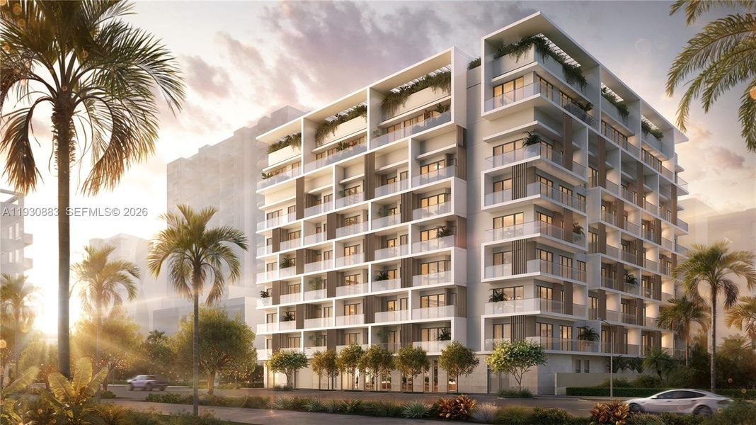 Condo located in Miami, FL showcasing its design and architecture (Image 3).