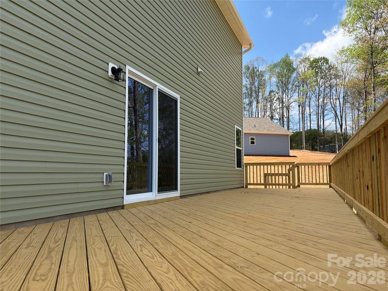 Exterior details and patio area of a home in Fisher Springs, Kannapolis (Image 3).