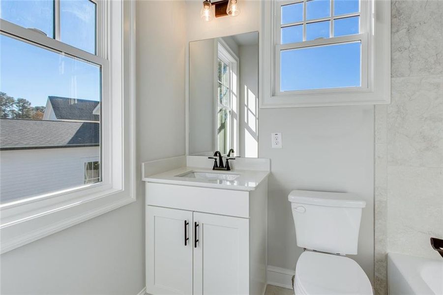 Furnished interior view inside a new home in , Dacula (Image 11).