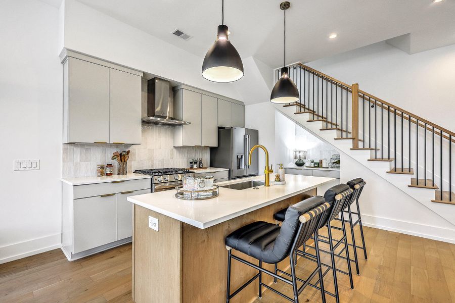 Furnished interior view inside a new home in , Charleston (Image 13).