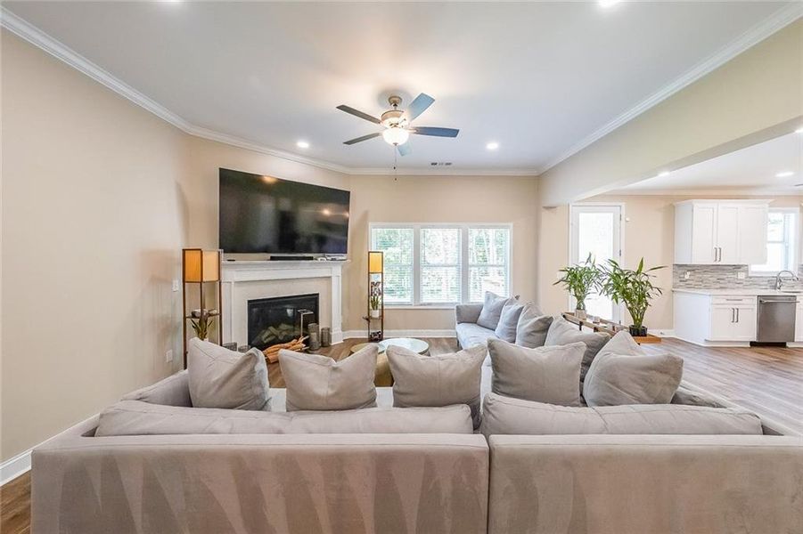 Furnished interior view inside a new home in , Tucker (Image 6).