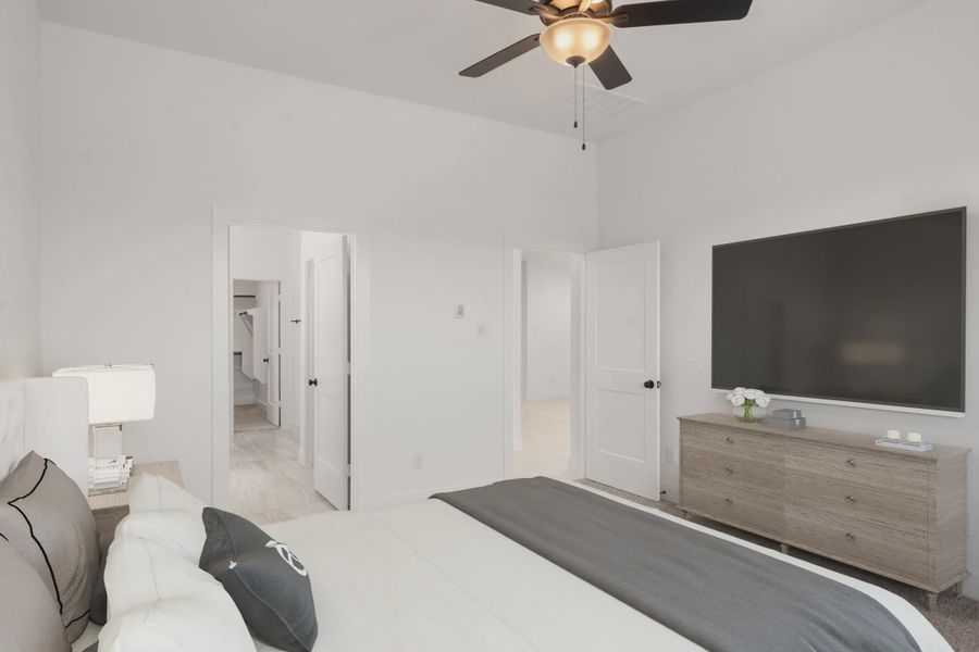 Furnished interior view inside a new home in The Woodlands Hills, Willis (Image 6).