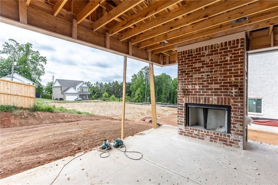 In-progress construction of a new home in , Buford, GA (Image 16).