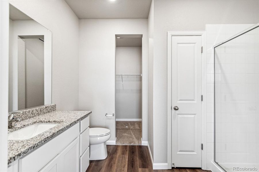 Furnished interior view inside a new home in Second Creek Farm, Commerce City (Image 3).