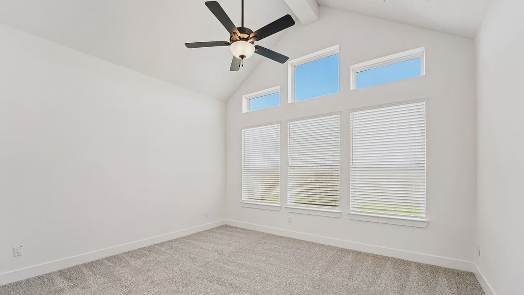 Representative unfurnished interior of a home built from the Cayman by Chesmar Homes in Crescent Bluff, Georgetown (Image 35).