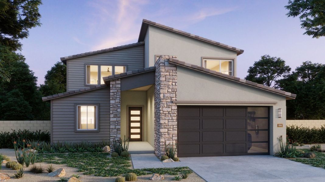 Front exterior of a home in the Teravalis community, located in Buckeye, AZ (Image 16). Front exterior of a home in the Teravalis community, located in Buckeye, AZ (Image 16).