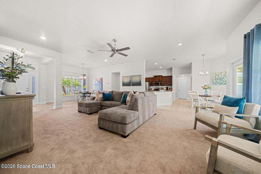 Furnished interior view inside a new home in Palm Bay, Palm Bay (Image 12). Furnished interior view inside a new home in Palm Bay, Palm Bay (Image 12).