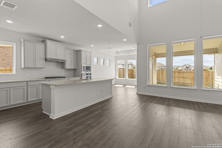 Furnished interior view inside a new home in Homestead, Schertz (Image 12). Furnished interior view inside a new home in Homestead, Schertz (Image 12).