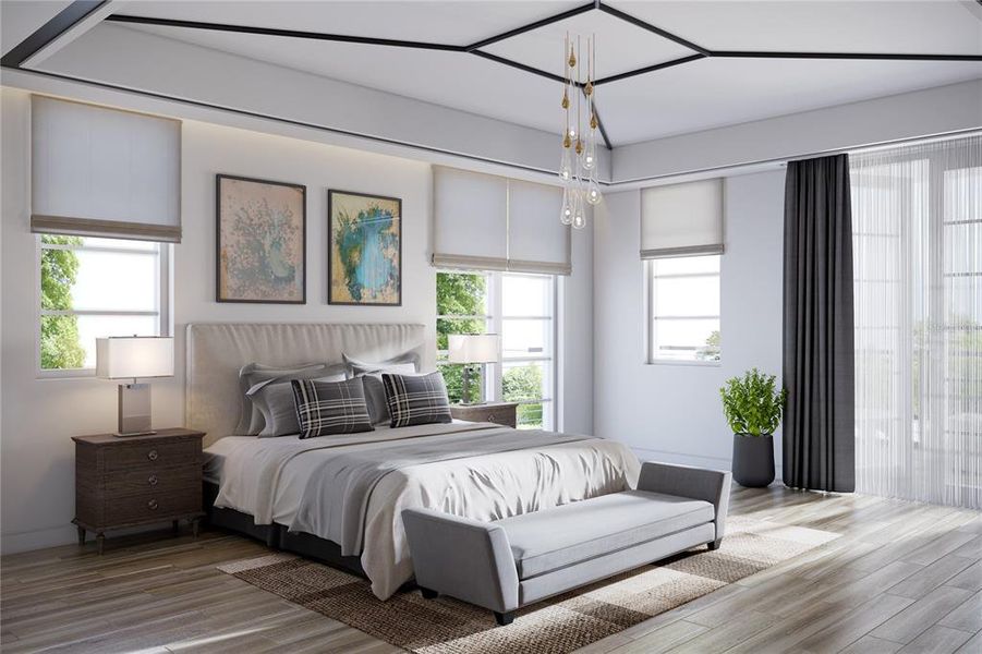 Furnished interior view inside a new home in , Lakeland (Image 4).