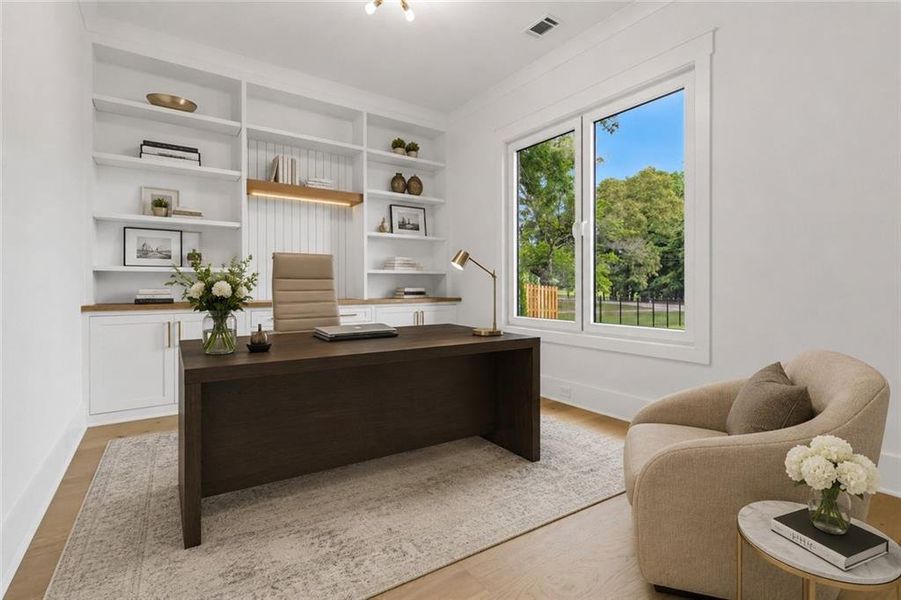 Furnished interior view inside a new home in , Lawrenceville (Image 14).