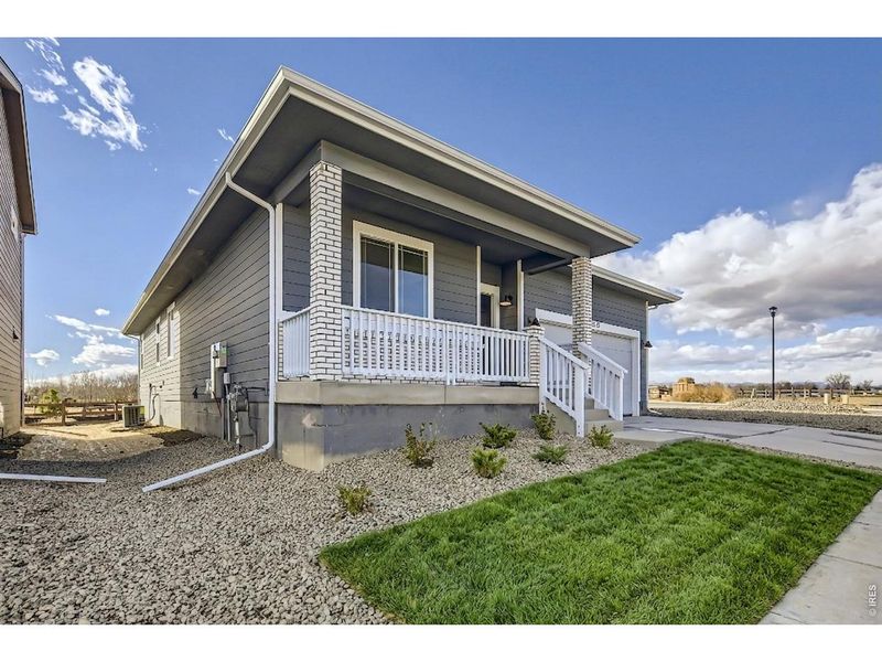 Exterior details and patio area of a home in Country Club Reserve, Fort Collins (Image 2). Exterior details and patio area of a home in Country Club Reserve, Fort Collins (Image 2).