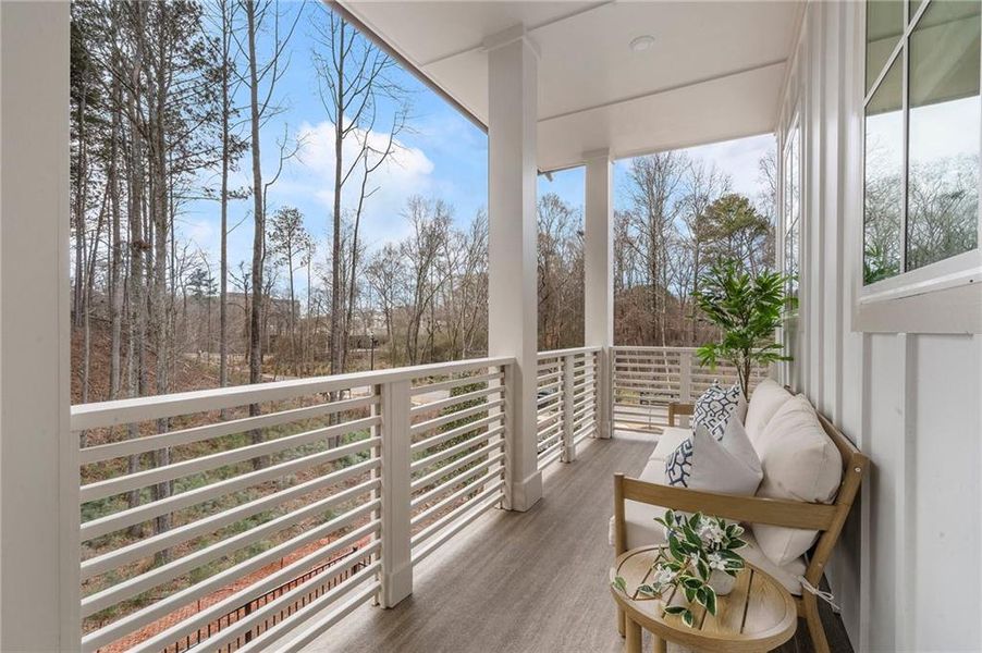 Exterior details and patio area of a home in , Alpharetta (Image 4).
