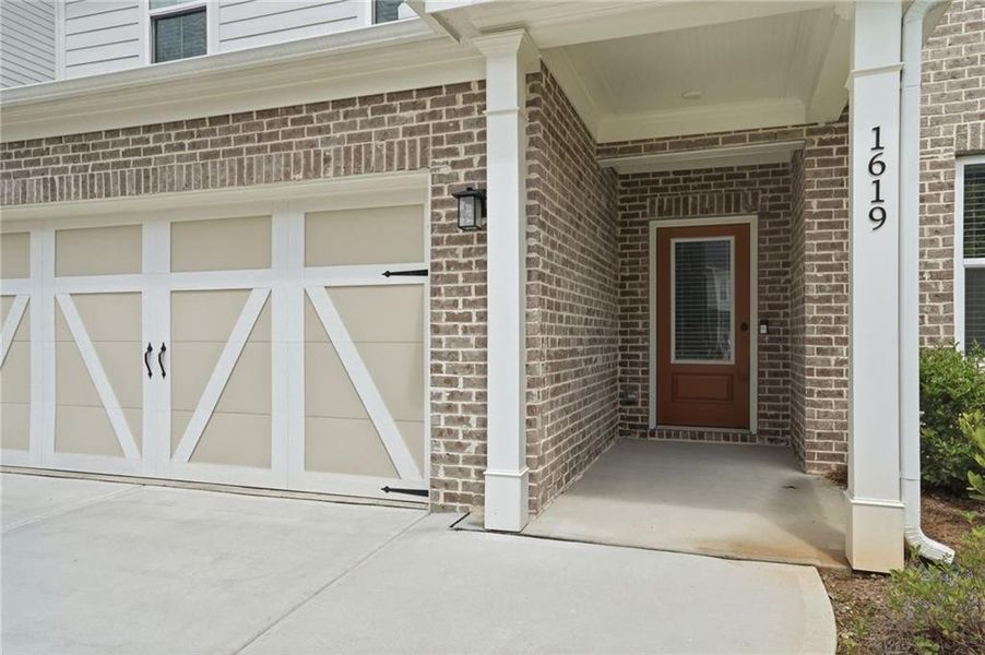 Exterior details and patio area of a home in Berkeley Mill, Cumming (Image 3).