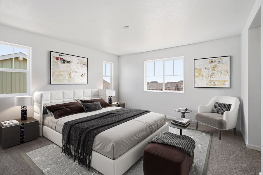 Furnished interior view inside a new home in The Town Collection at Independence, Elizabeth (Image 10). Furnished interior view inside a new home in The Town Collection at Independence, Elizabeth (Image 10).