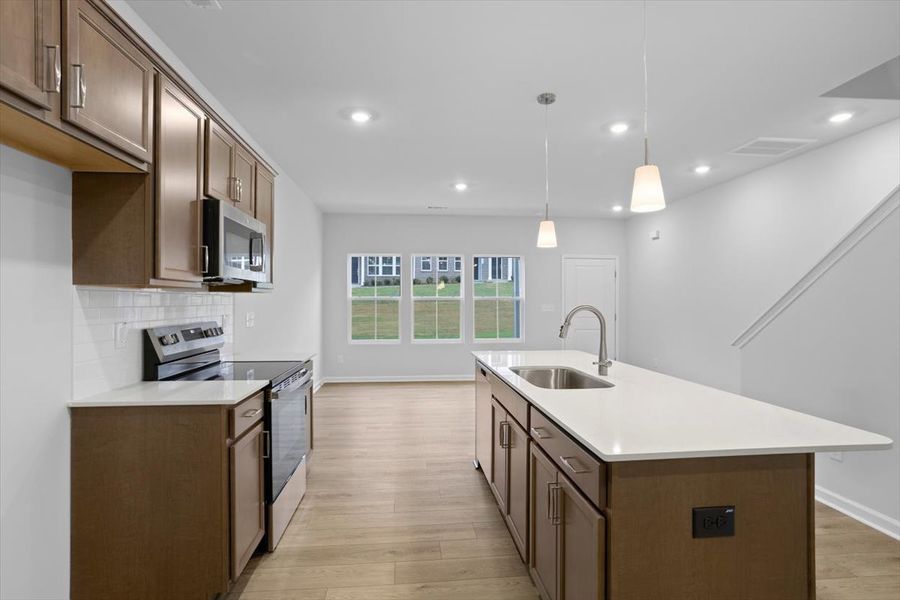 Furnished interior view inside a new home in Renaissance at White Oak, Garner (Image 9).