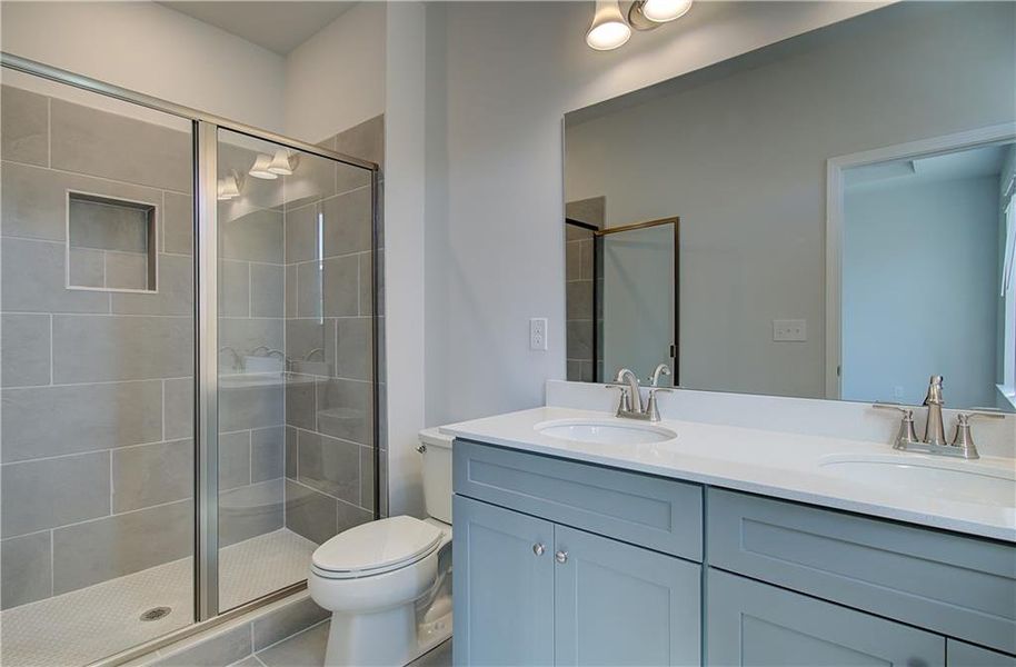 Furnished interior view inside a new home in Daybreak, Newnan (Image 8).