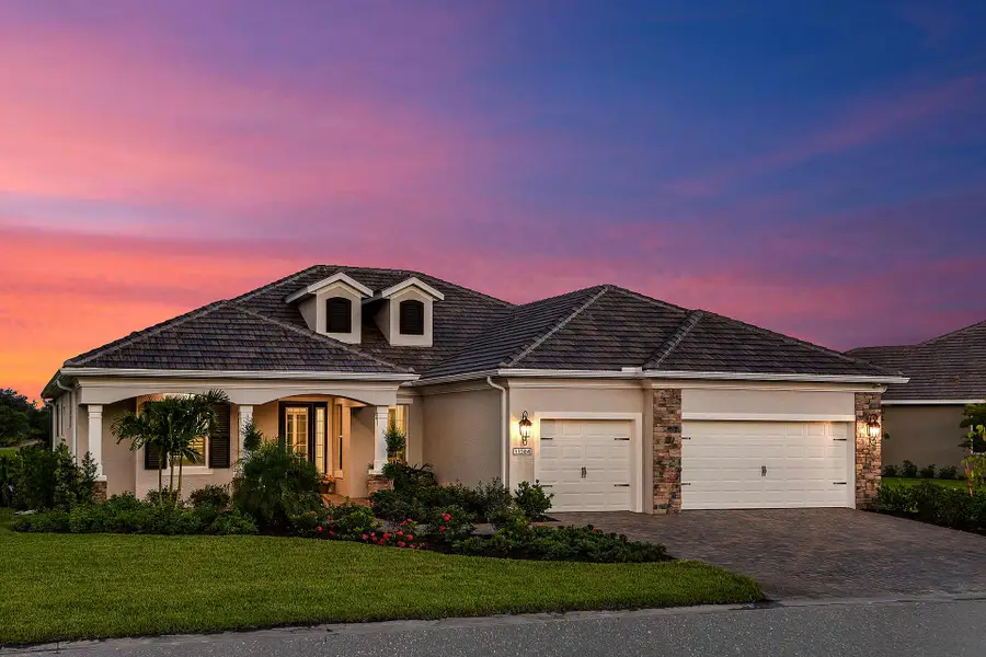 Representative exterior photo of a completed home built from the Captiva by Neal Communities in Verandah, Fort Myers, FL (Image 1). Representative exterior photo of a completed home built from the Captiva by Neal Communities in Verandah, Fort Myers, FL (Image 1).