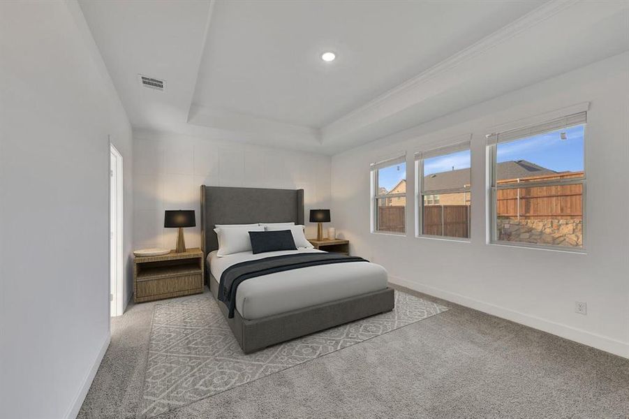 Furnished interior view inside a new home in Heritage Ranch, Sherman (Image 7).