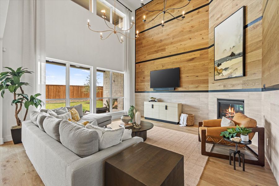 Representative furnished interior of a home built from the Ashbourne by Windsor Homes in Nelson Lake Estates, Rockwall (Image 12).