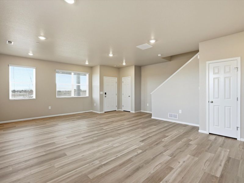 Spacious, unfurnished interior of a new home in Poudre Heights: The Meadow Collection, Windsor (Image 8).