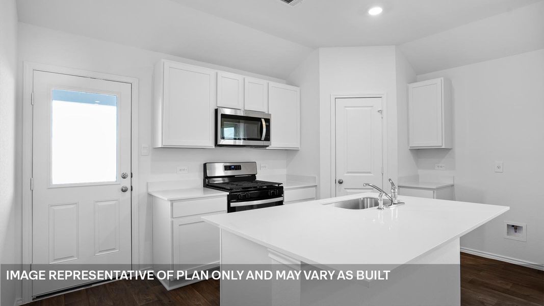 Furnished interior view inside a new home in Marigold, Kyle (Image 7).