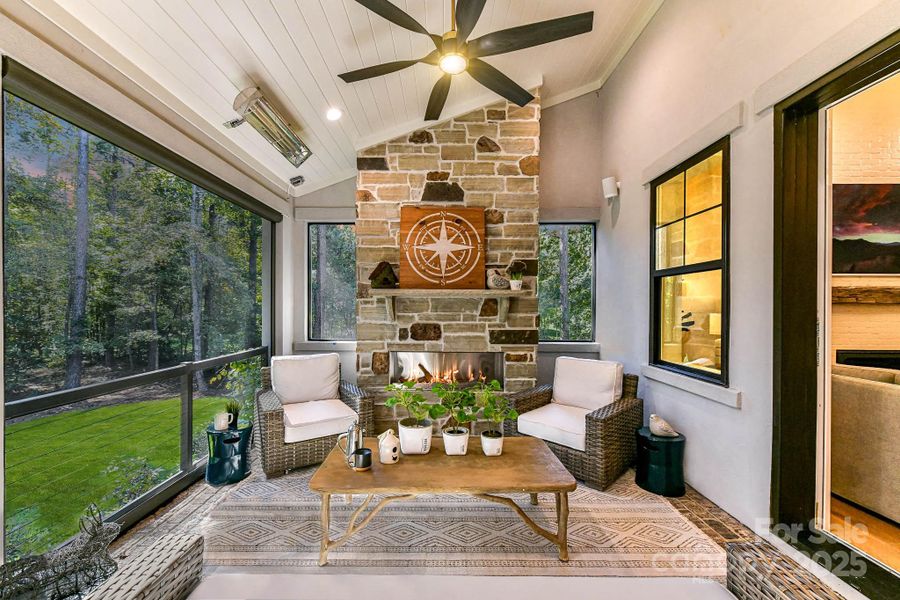 Furnished interior view inside a new home in , Weddington (Image 28).