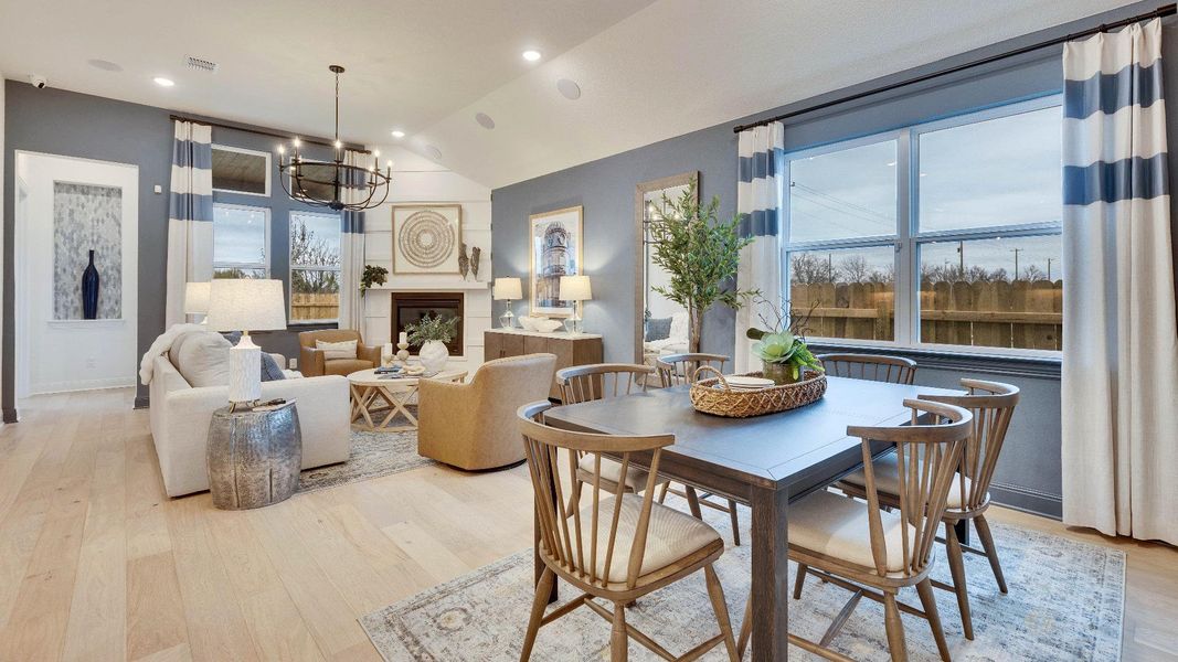 Model home photos of similar floorplans, not pictures of actual home.