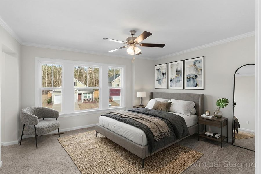Furnished interior view inside a new home in Tillery Park, Grovetown (Image 15). Furnished interior view inside a new home in Tillery Park, Grovetown (Image 15).