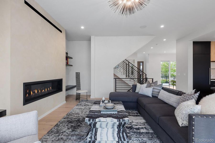 Furnished interior view inside a new home in , Denver (Image 33).