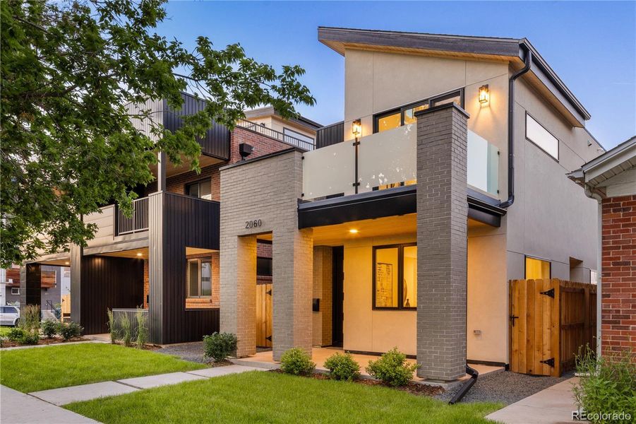 Front exterior of a new home in , Denver, CO, highlighting curb appeal (Image 20).