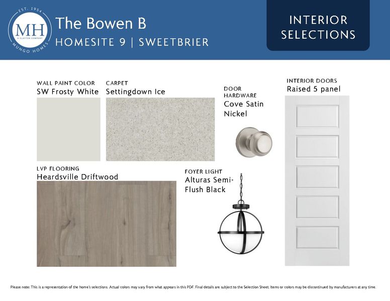 Sample of building materials used in homes in Sweetbrier, Durham (Image 12).