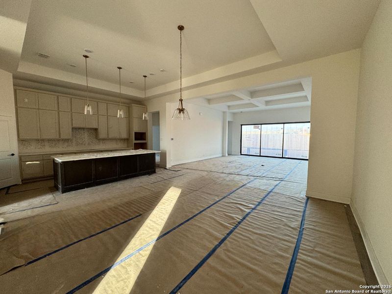 In-progress construction of a new home in Megan's Landing 70's, Castroville, TX (Image 9).