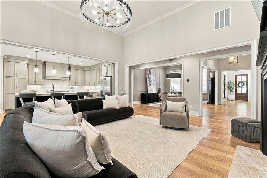 Furnished interior view inside a new home in , Newnan (Image 20).