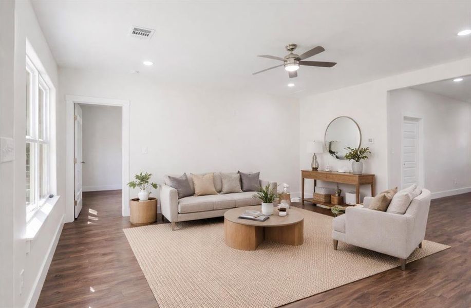 Furnished interior view inside a new home in , Sherman (Image 8).
