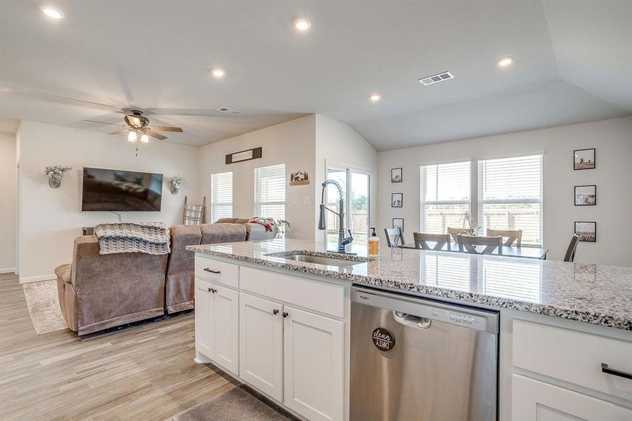 Furnished interior view inside a new home in , Springtown (Image 6). Furnished interior view inside a new home in , Springtown (Image 6).
