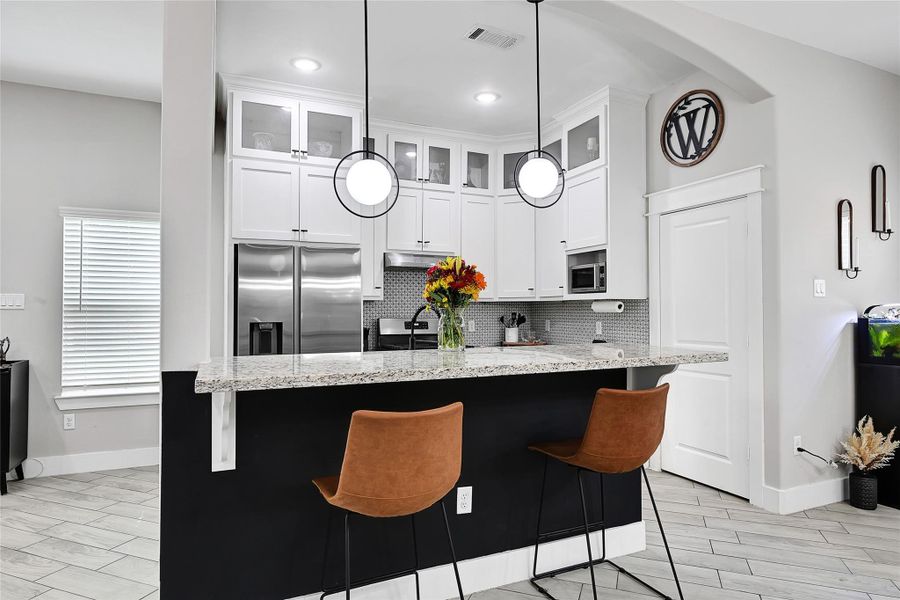 Furnished interior view inside a new home in , La Porte (Image 13).