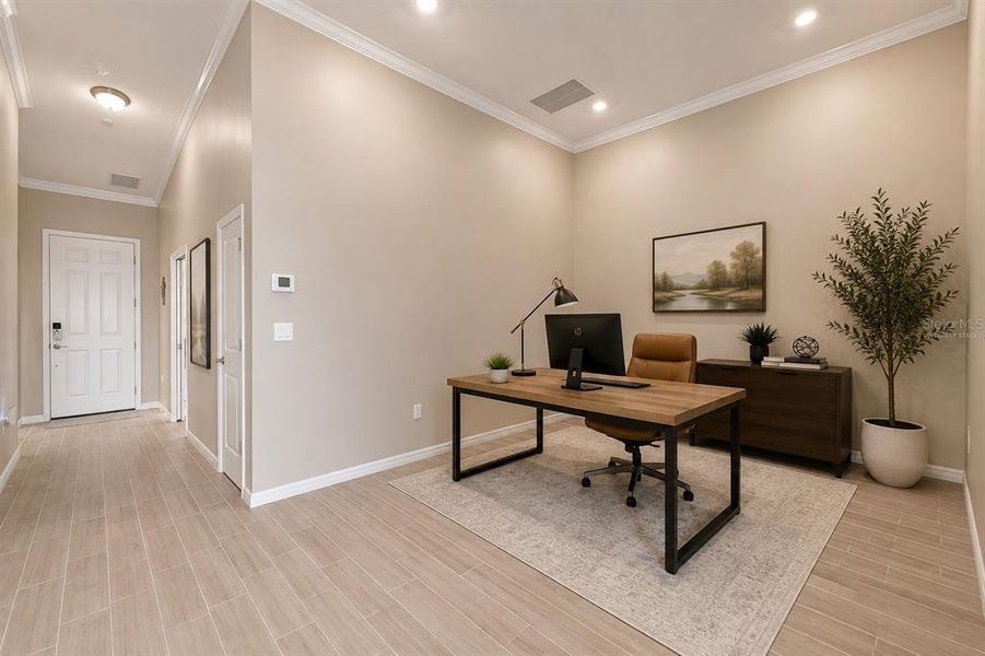 Furnished interior view inside a new home in , Port Charlotte (Image 7). Furnished interior view inside a new home in , Port Charlotte (Image 7).